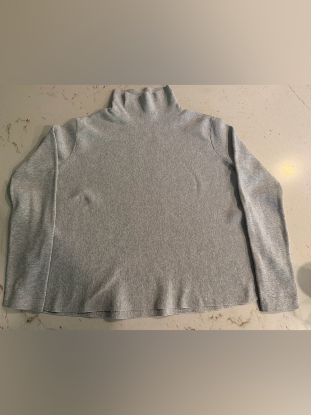 COS Pale Gray Funnel Neck Sweater Size S - Picture 2 of 5